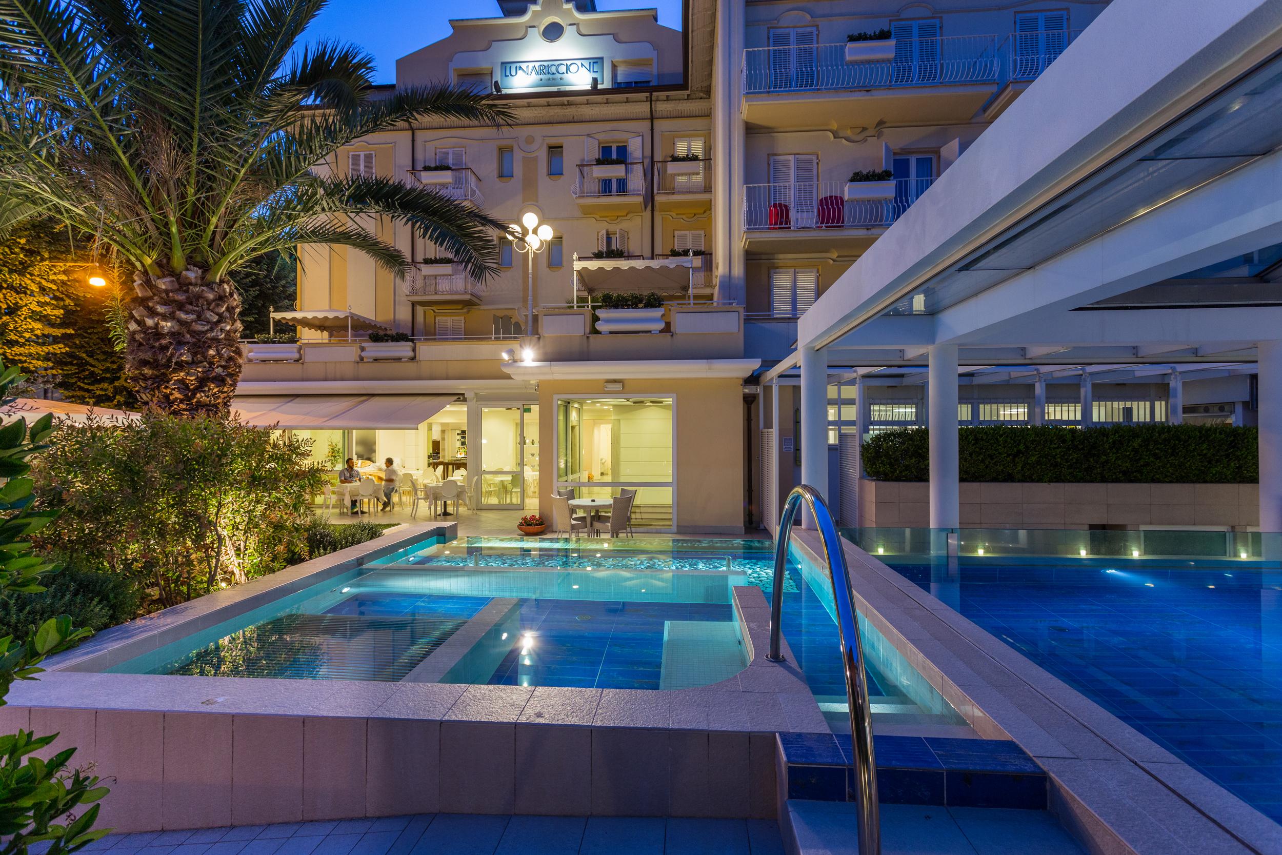 Hotel Luna Riccione E Aqua Spa Only Adults +12 Zewnętrze zdjęcie
