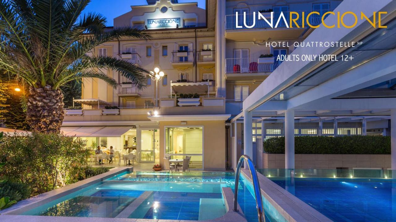 Hotel Luna Riccione E Aqua Spa Only Adults +12 Zewnętrze zdjęcie