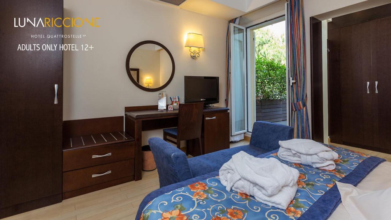 Hotel Luna Riccione E Aqua Spa Only Adults +12 Zewnętrze zdjęcie